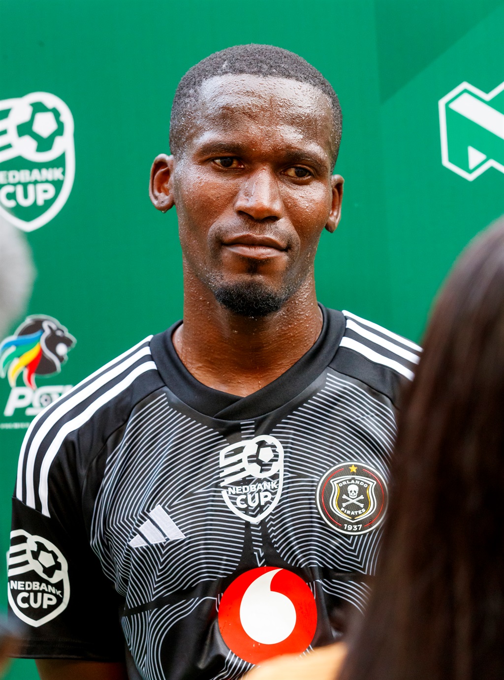 NELSPRUIT, SOUTH AFRICA - FEBRUARY 24: Tapelo Xoki of Orlando Pirates during the Nedbank Cup, Last 32 match between Crystal Lake FC and Orlando Pirates at Mbombela Stadium on February 24, 2024 in Nelspruit, South Africa. (Photo by Dirk Kotze/Gallo Images)