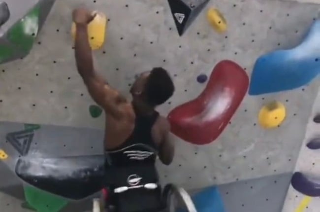 Videos of Woody Belfort climbing walls while strapped in his wheelchair have left many inspired.  (Photo: Instagram/ Woody_Belfort)