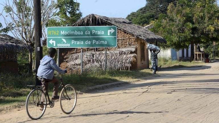 Die dorp Palma in Mosambiek. Foto: Twitter
