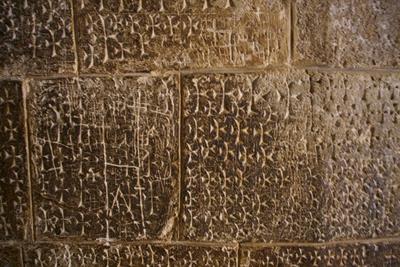 Graffiti or homage? Hi-tech imaging sheds light on Holy Sepulchre wall ...