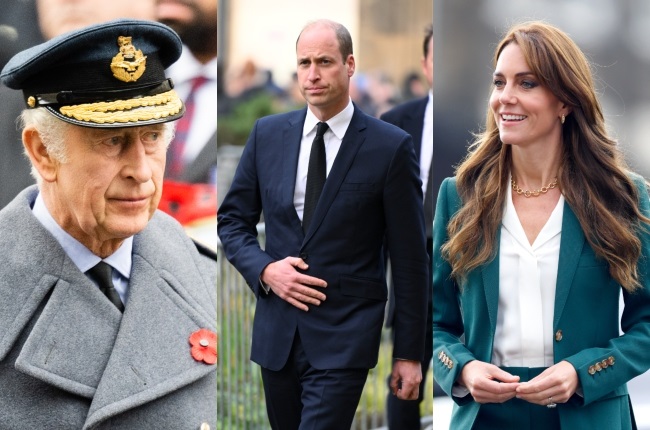 King Charles, Prince William and Kate, Princess of Wales, were all missing from the recent memorial service for King Constantine of Greece. (PHOTO: Gallo Images/Getty Images)