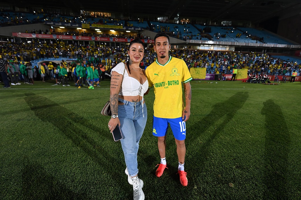 Gaston and Melania Sirino during the CAF Champions League, 2nd preliminary round - leg 2 match between Mamelodi Sundowns and La Passe FC at Loftus Versfeld Stadium on 14 October 2022 in Pretoria, South Africa.