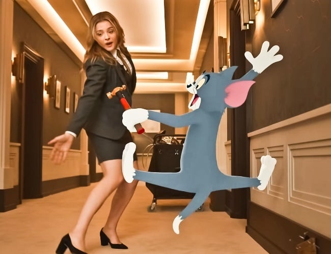 Watch Chloë Grace Moretz on Filming 'Tom & Jerry
