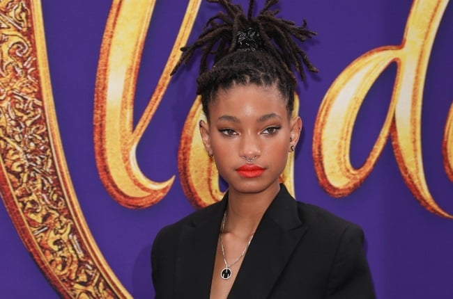 Singer / TV Personality Willow Smith attends the premiere of Disney's "Aladdin". Photographed by Paul Archuleta