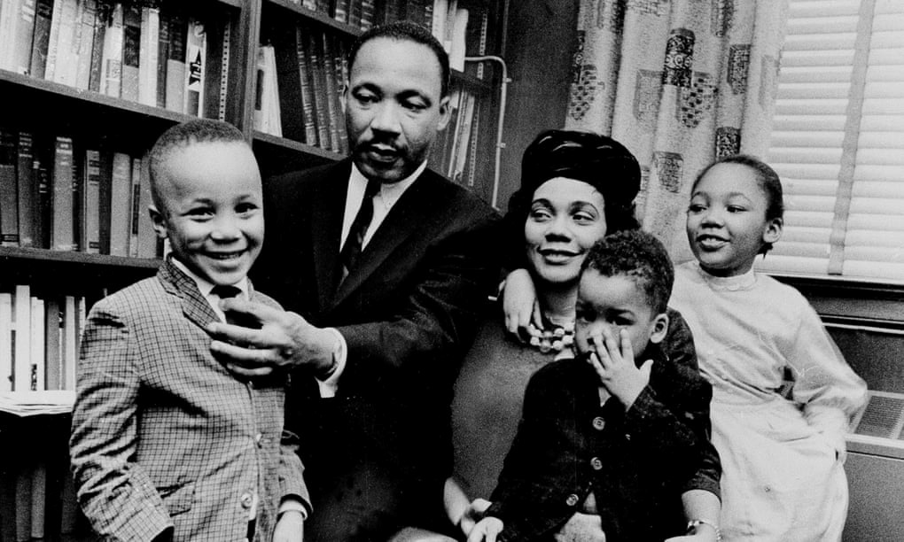 Martin Luther King Jr and Coretta Scott King with their children Martin Luther King III, Dexter and Yolanda. (Photograph: AP)
