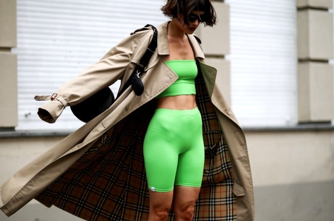 When activewear became street style. (Photo by Jeremy Moeller/Getty Images)