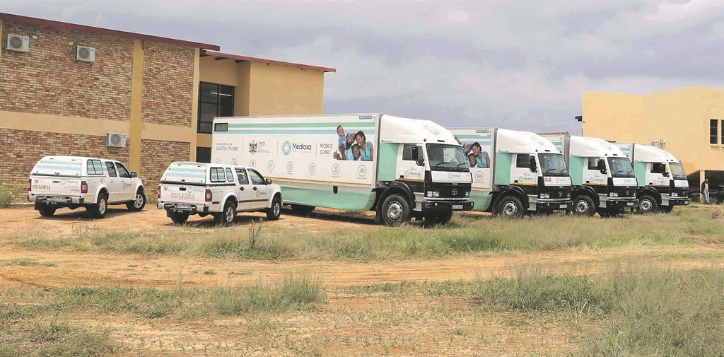 The North West health department wants to auction Mediosa’s mobile units to recoup some of the R30 million it paid the company. Picture: Supplied