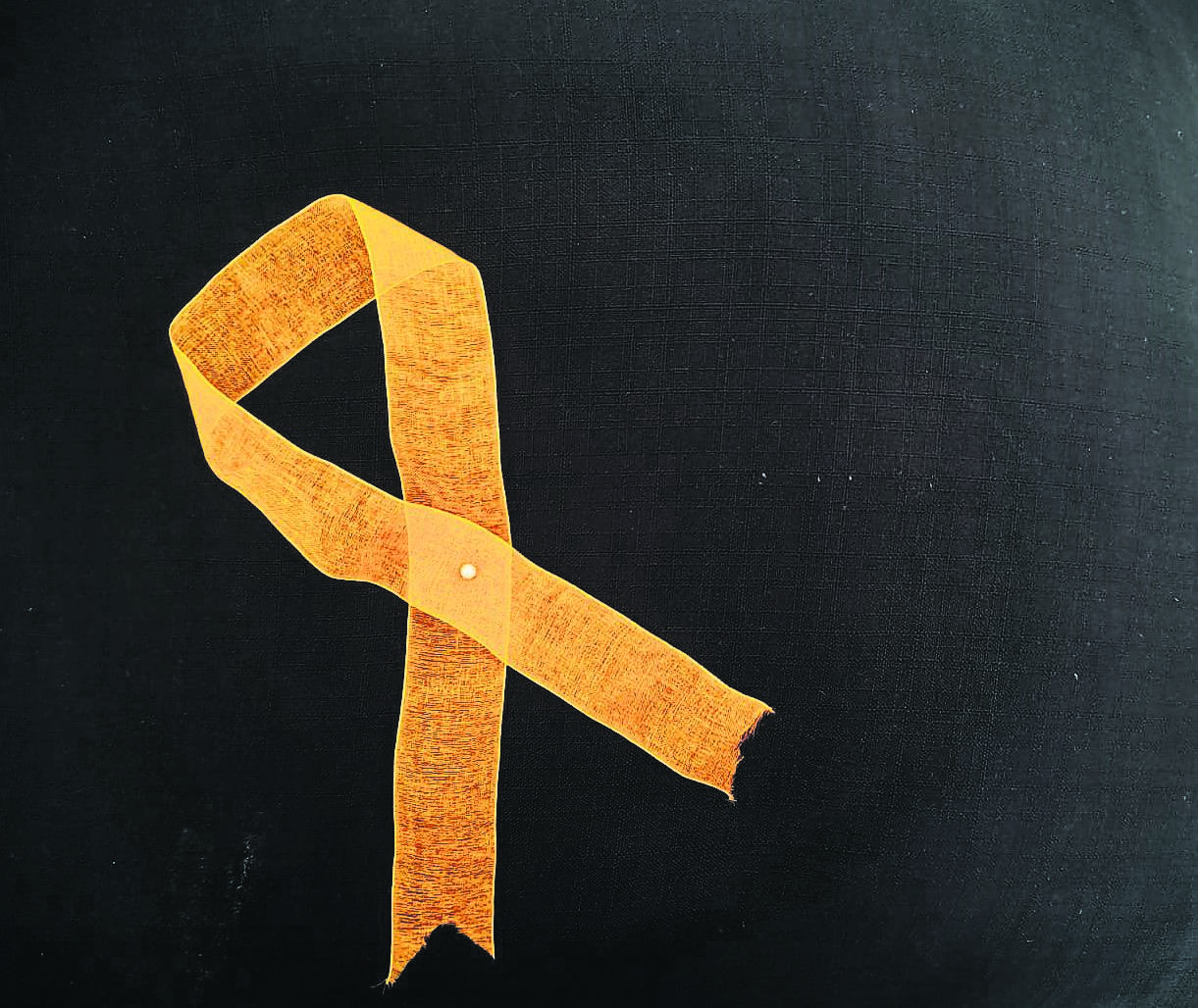 Yellow is the ribbon colour for endometriosis awareness.PHOTO: Samantha Lee-Jacobs