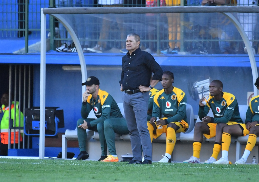 Cavin Johnson (Head Coach) of Kaizer Chiefs during the DStv Premiership match between Cape Town City FC and Kaizer Chiefs at Athlone Stadium on March 30, 2024 in Cape Town, South Africa. 