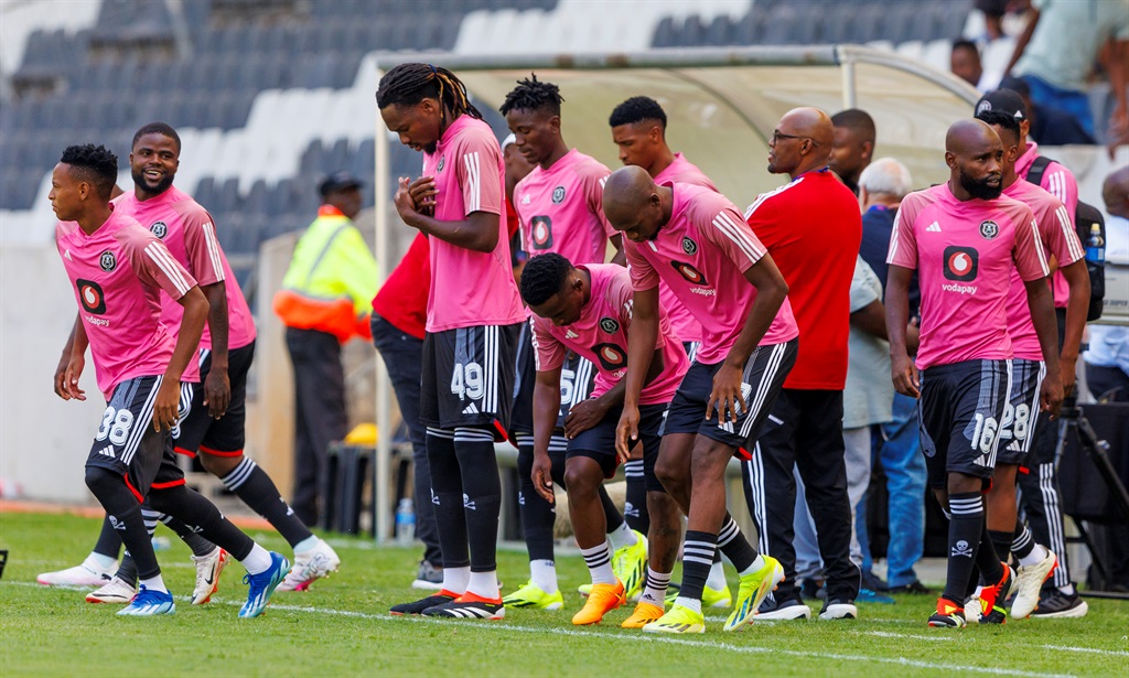 NELSPRUIT, SOUTH AFRICA - FEBRUARY 24: General Views during the Nedbank Cup, Last 32 match between Crystal Lake FC and Orlando Pirates at Mbombela Stadium on February 24, 2024 in Nelspruit, South Africa. (Photo by Dirk Kotze/Gallo Images)