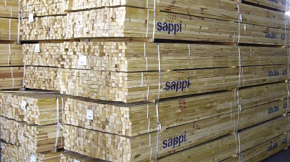 Sappi produces dissolving pulp from trees. 