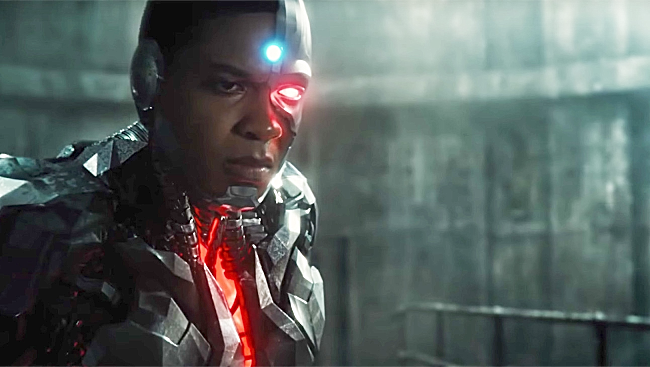 Ray Fisher as Victor Stone, also known as the superhero Cyborg in Zack Snyder's Justice League.