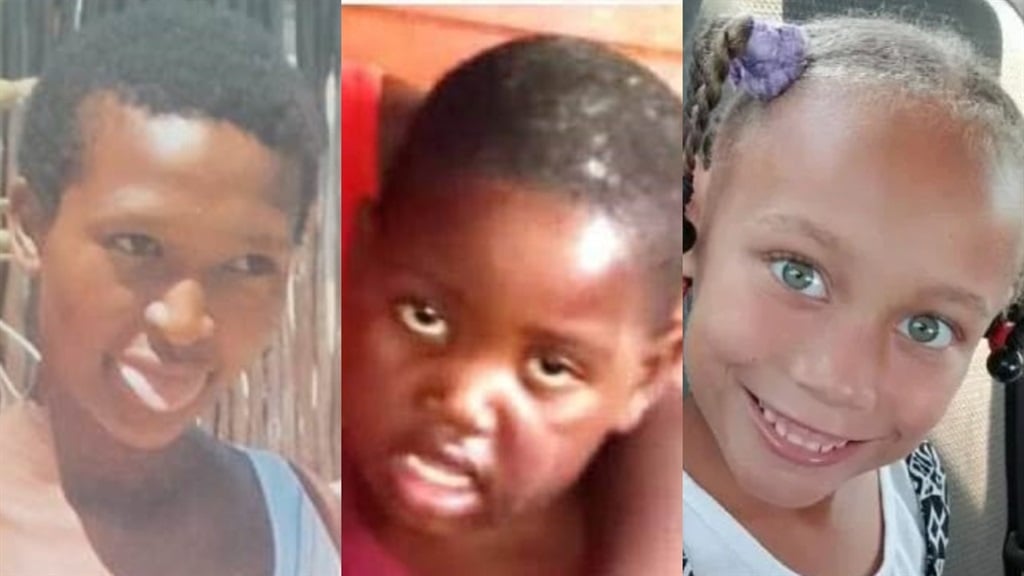 Lizalise Mayi,13, Enzokuhle Mtshobeni, 3, and, Joshlin Smith, 6. (Supplied)