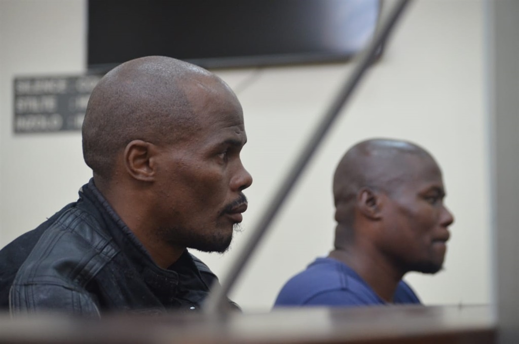Mziyanda Mdlungu (with a black jacket) and Mzubanzi Chulayo abandoned their bail on Monday, 4 March. Photo by Lulekwa Mbadamane