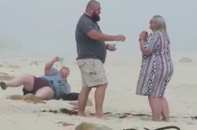 Pretoria couple in viral video talk about how their beach proposal went