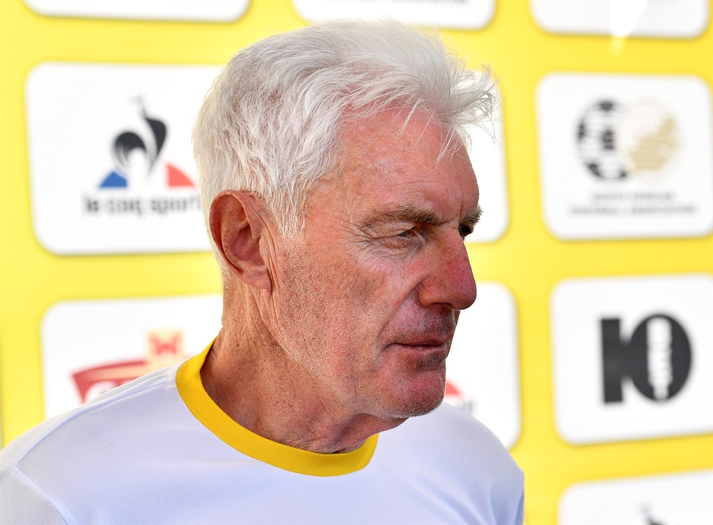 Bafana Bafana head coach, Hugo Broos during their media open day at the Lentelus Sportsground on 8 January 2023 in Stellenbosch, South Africa. 