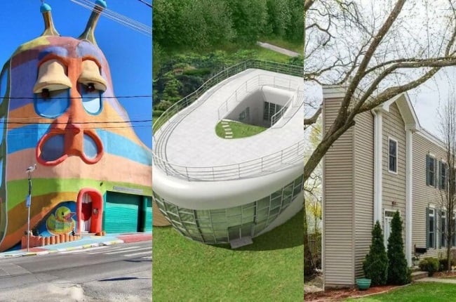 Houses in the form of a snail, toilet and pie are just some of the oddly shaped homes people have been sharing images of online. (Photo: BoredPanda)