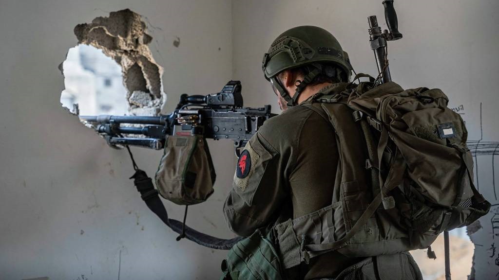 این تصویر توسط ارتش اسرائیل منتشر شده است 