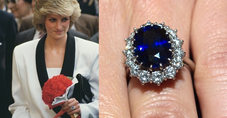 Prinses Diana se se pragtige ring.