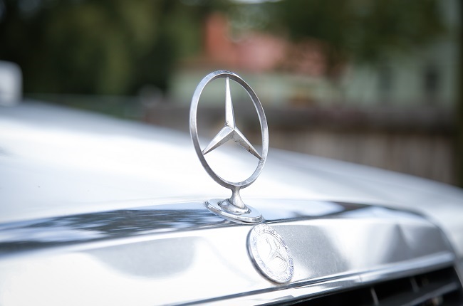 Vintage Mercedes-Benz badge