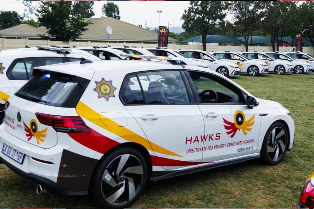 The Hawks said a businessman, CFO and acting municipal manager were arrested during a raid on Tuesday morning. 