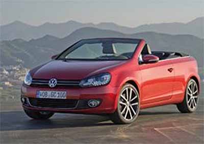 2011 GOLF CABRIOLET: It's hydraulics raise or drop the soft top in only 9.5 seconds - at up to 30km/h.