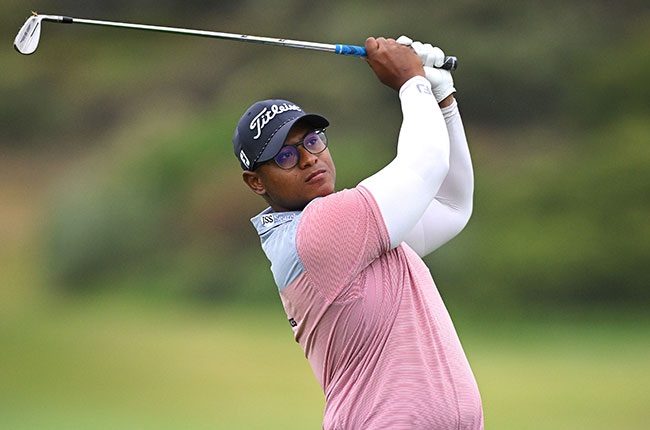 South African golfer Robin Tiger Williams hits the fairways in a co-sanctioned event. (Stuart Franklin/Getty Images)