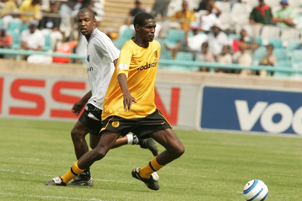 JOHANNESBURG, SOUTH AFRICA - 29 October 2005,  Humphrey Mlwane during the Kaizer Chiefs Legends and Orlando Pirates Legends match at Soccer City in Johannesburg, South Africa.