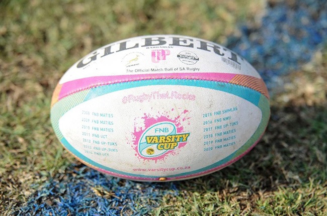 Varsity Cup rugby ball.