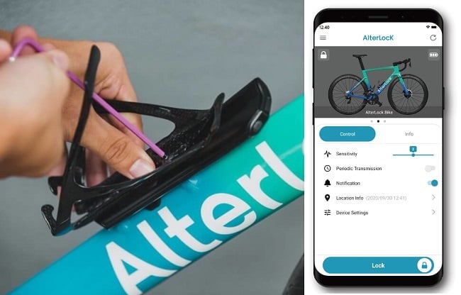With a signal sensor and clever app, you can make sure your bike is safe - and  recoverable (Photo: Afterlock)