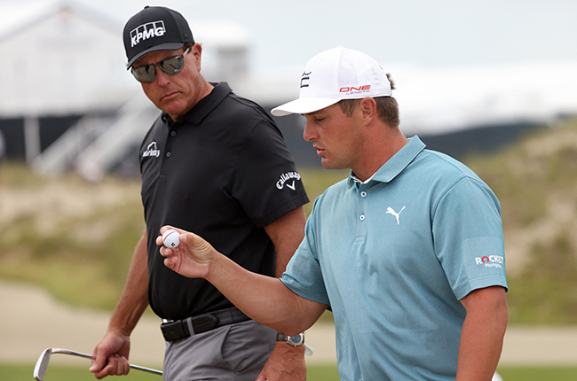 Bryson DeChambeau and Aaron Rodgers beat Phil Mickelson and Tom