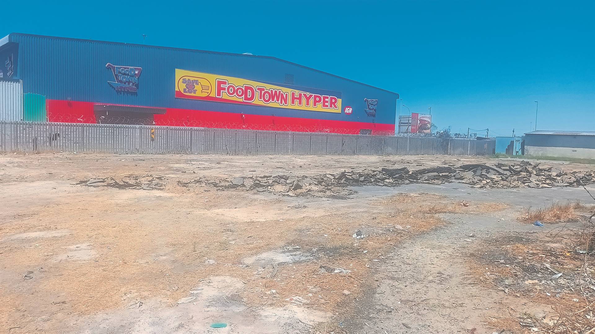 An open space where SST shack dwellers were supposed to moved to just behind the Embengweni meat stalls in Town Two.PHOTO: unathi obose