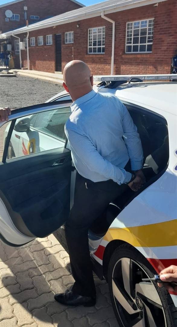 One of the senior employees at the Northern Cape Department of Sports, Art and Culture, who was arrested on Wednesday, 6 March, at his workplace. 