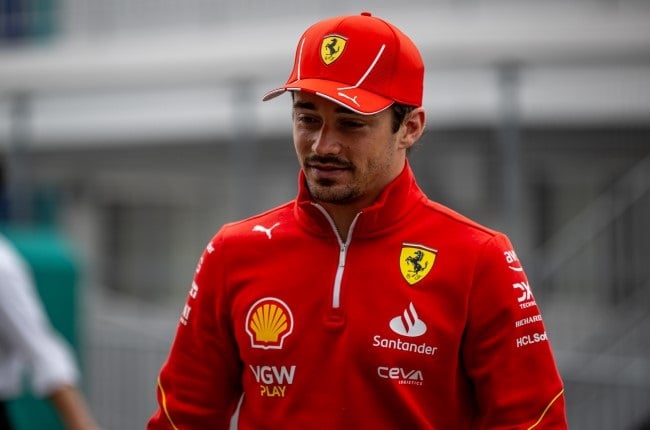 Ferrari driver Charles Leclerc during qualifying at Suzuka ahead of the Grand Prix of Japan. ( Michael Potts/BSR Agency/Getty Images)