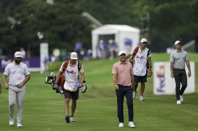 The world's top three golfers Scottie Scheffler, Jon Rahm and Rory McIlroy each have something to play for at the 88th Masters this week. (Jason Allen/ISI Photos/Getty Images)