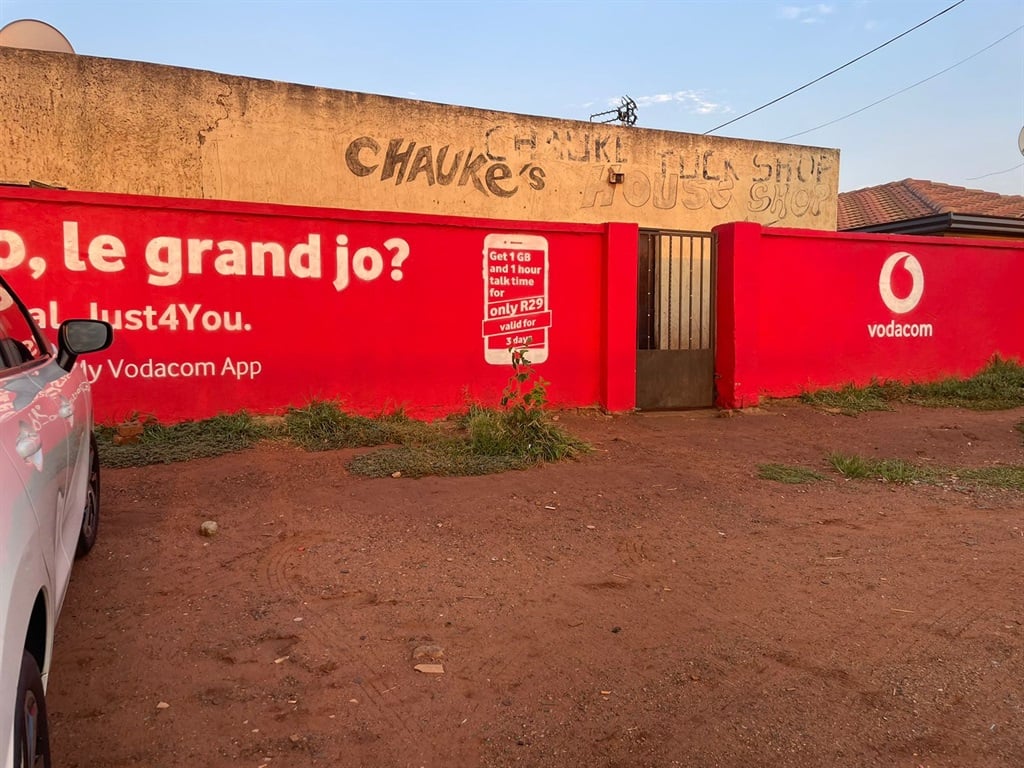 The spot where the tyre business used to be. Photo by Kgalalelo Thloaele