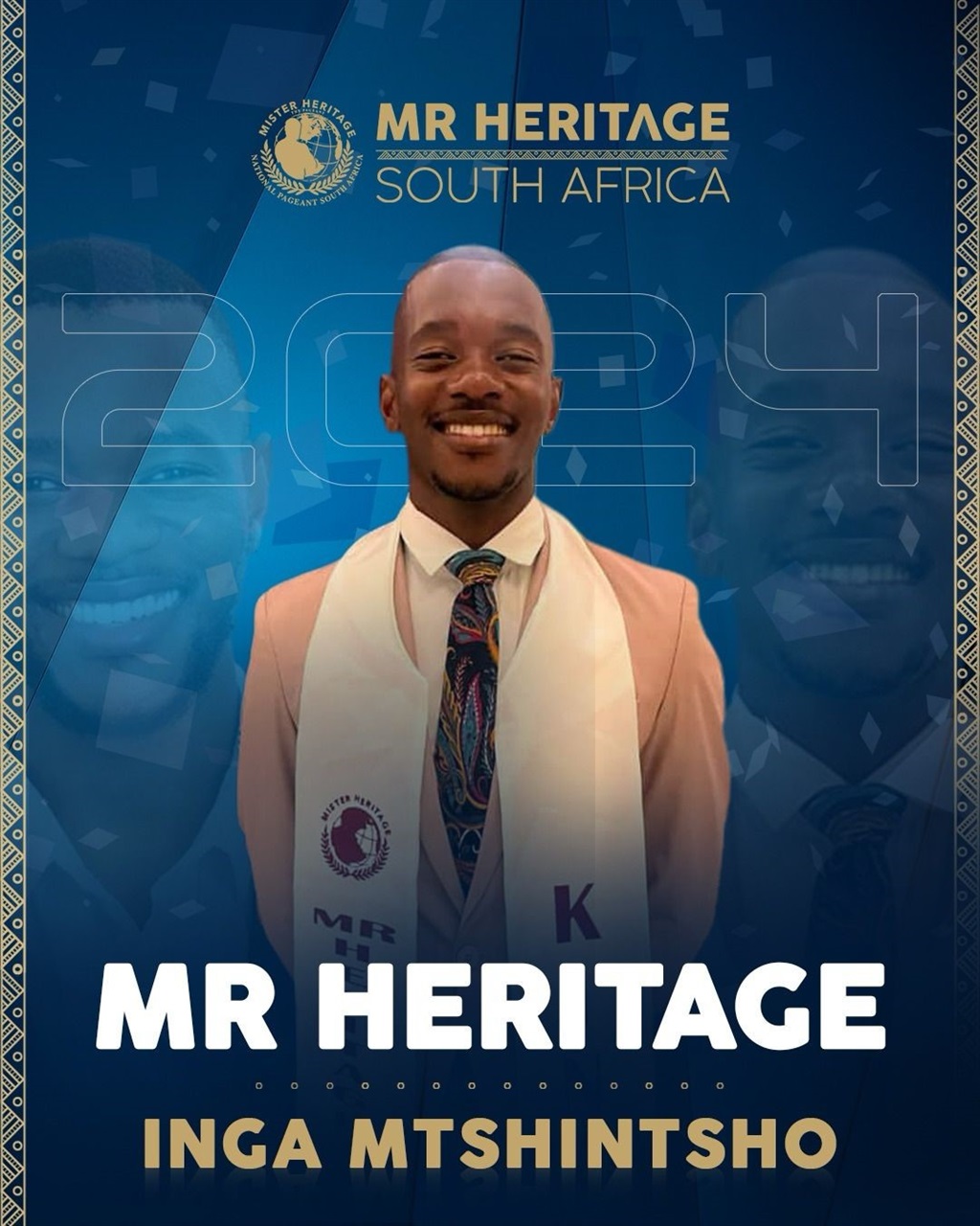 Inga Mtshintsho's life will never be the same again as he is set to represent his home country in Mr Heritage International next month.