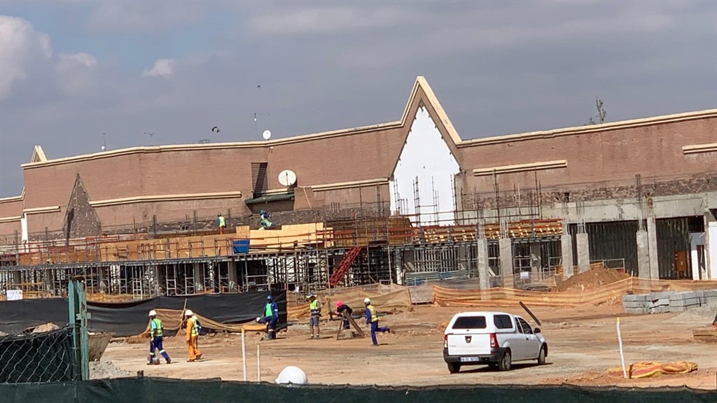 Construction of an electricity substation which is part of the Dan Tloome mega project. Picture: Suppplied/News24