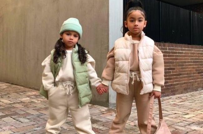 Adorable sisters Mia and Tatiana Escalante stole the show at Australian Fashion Week recently. (PHOTO: Instagram) 