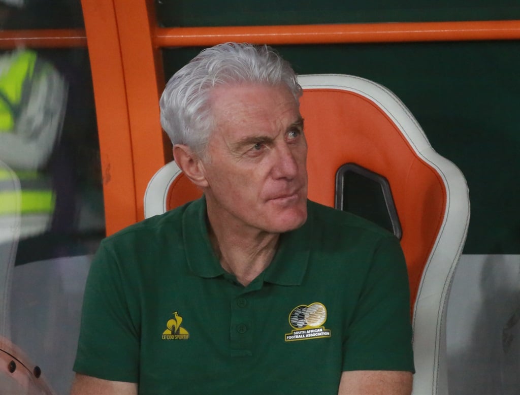 Hugo Henri Broos (Head Coach) of South Africa during the TotalEnergies CAF Africa Cup of Nations, 3rd Place Playoff match between South Africa and Democratic Republic Of Congo at Stade Felix Houphouet Boigny on 10 February 2024 in Abidjan, Ivory Coast. 