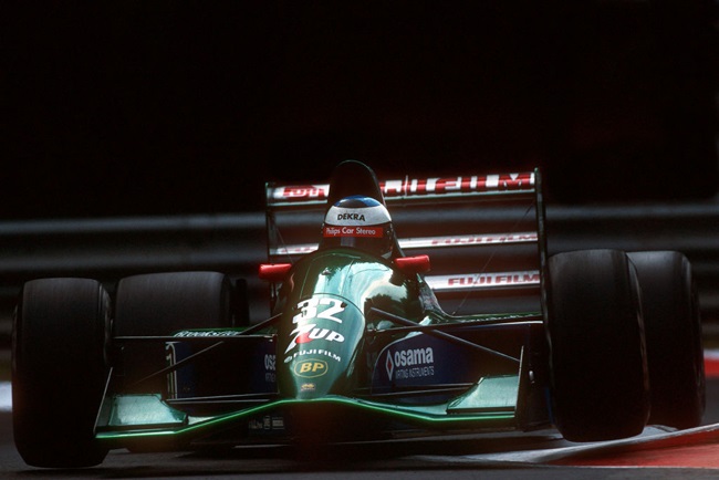 Michael Schumacher, Jordan-Ford 191, Grand Prix of Belgium, Spa Francorchamps, 25 August 1991. First Formula One race for Michael Schumacher. 