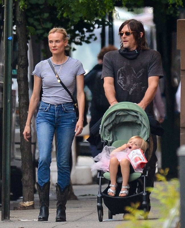 Diane Kruger and Norman Reedus. (PHOTO: TheImageDi