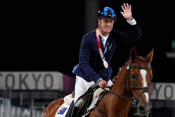 Australian equestrian Andrew Hoy in action in Tokyo. (Picture: Gallo/Getty Images)