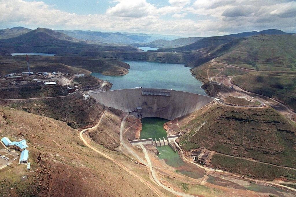 Lesotho's Katse Dam. (Walter Dhladhla/AFP)