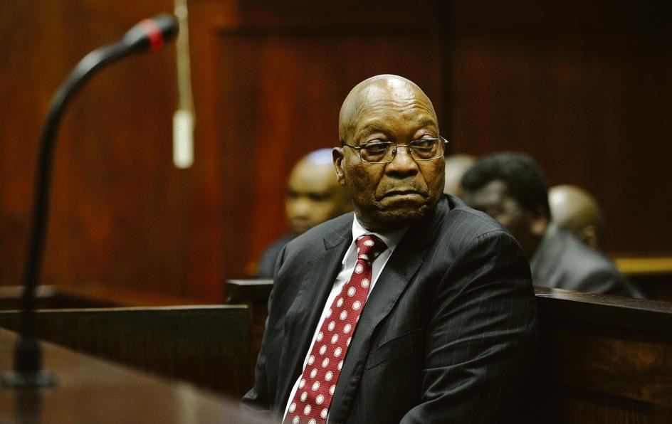 Devrik lider Zuma mahkemede.