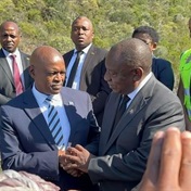 Ramaphosa and Botswana president visit fatal crash scene   