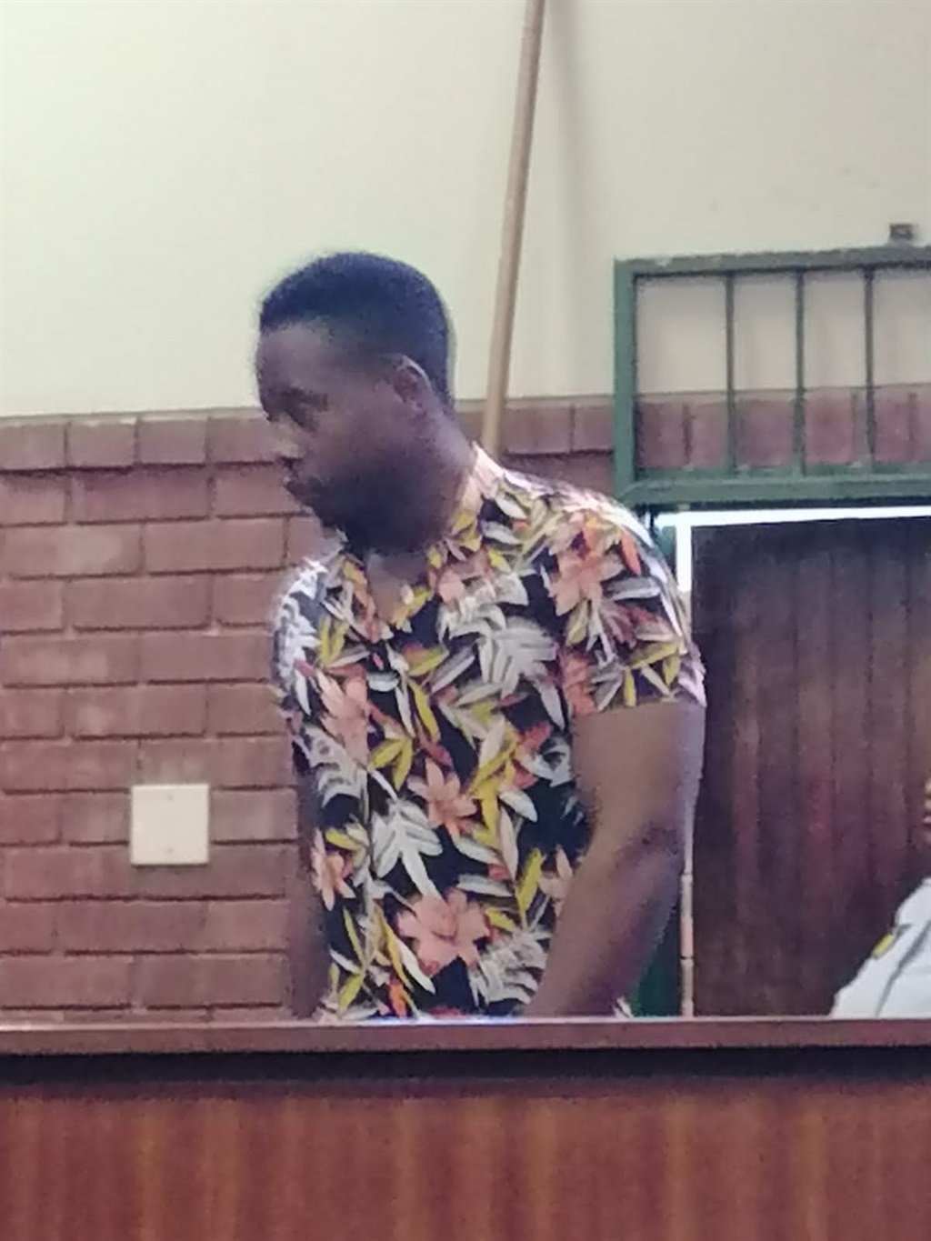 Murder accused Sibusiso Mhlanga appeared in the Kwamhlanga Magistrates Court. Photo by Bongani Mthimunye
