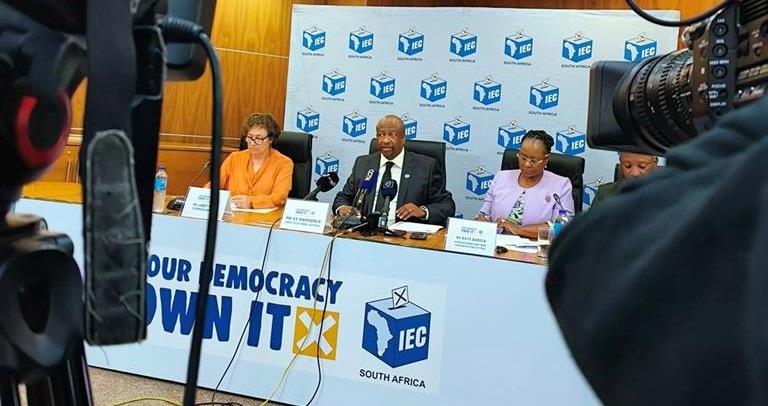 IEC CEO Sy Mamabolo confirms firing of official involved in candidate lists leak. Photo by Mfundekelwa Mkhulisi