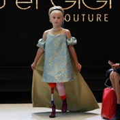 Strutting her stuff: meet the 10-year-old double amputee owning the runway