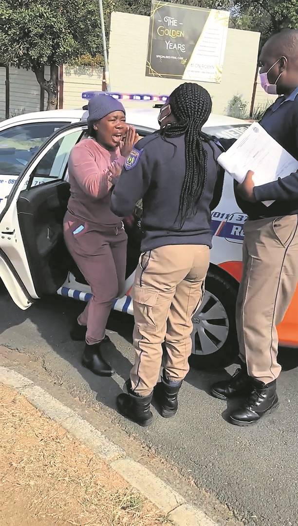 Lebogang Pule is devastated after JMPD officers allegedly assaulted her for not paying a bribe.    Photo from Facebook